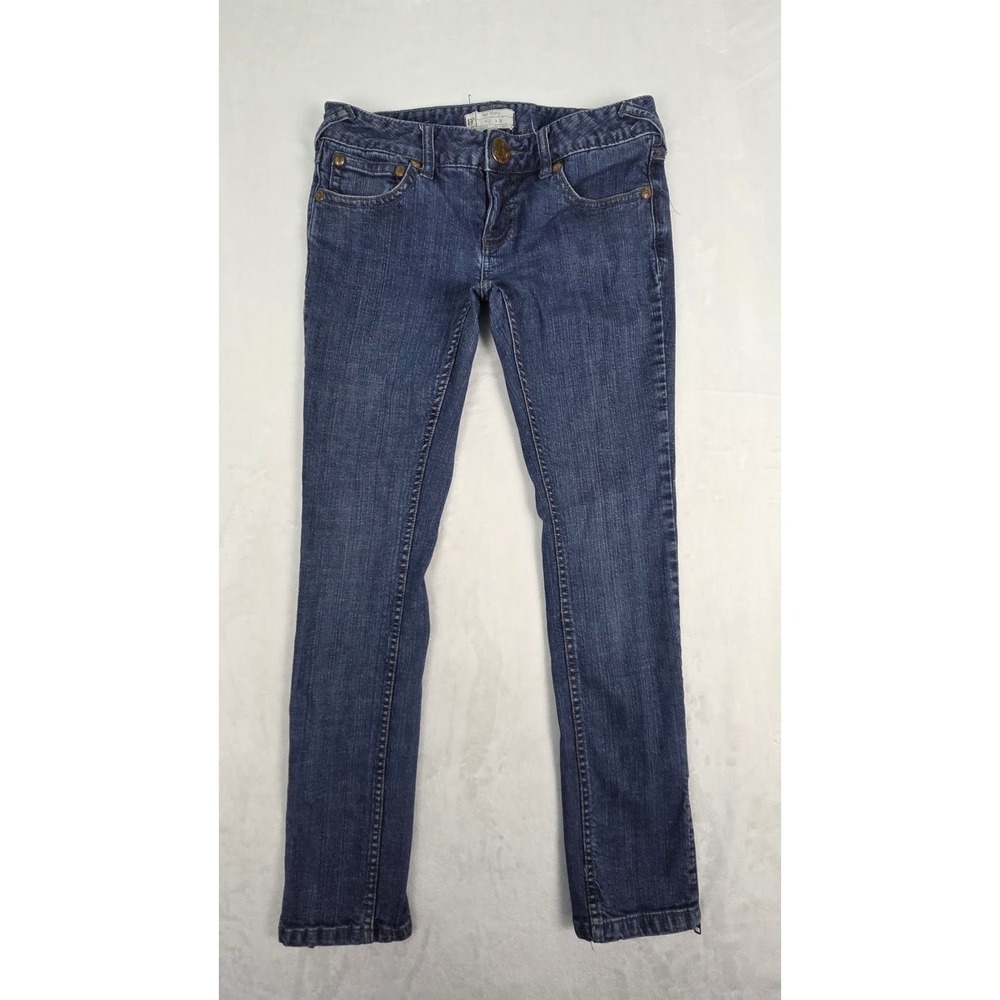 Jeans Free People Women 28 Blue Ankle Zip Skinny Denim